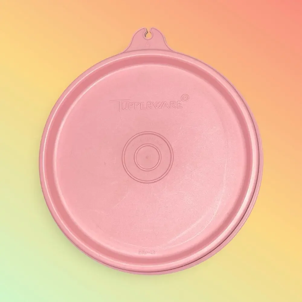 Vintage Tupperware Replacement Lid 215 Pink Mauve 4